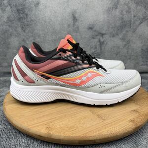 Saucony Cohesion Shoes Womens Size 10.5 Gray Pink Running Sneakers S10701-16
